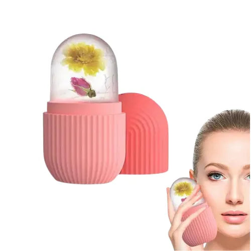 Silicone Ice Cube Roller Face Massanger