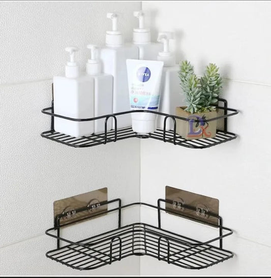Metal Bathroom Corner Rack ( 1 Piece )