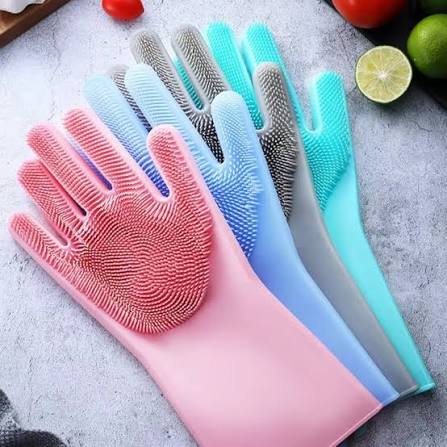 Silicone Cleaning Gloves