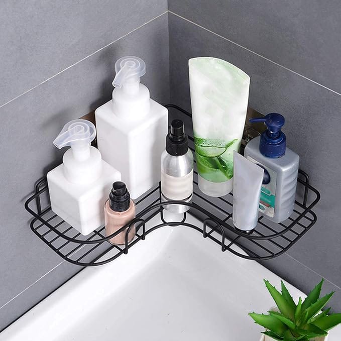 Metal Bathroom Corner Rack ( 1 Piece )