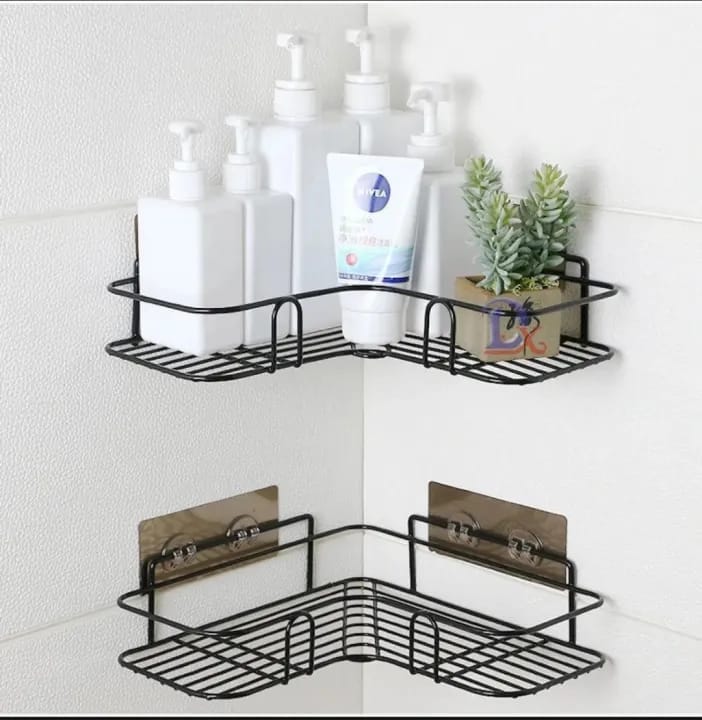 Metal Bathroom Corner Rack ( 1 Piece )