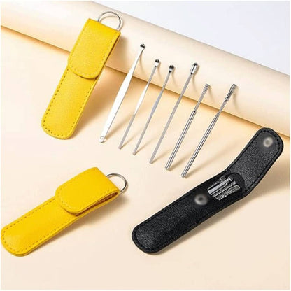Ear Wax Cleaning Kit – 6 Pcs Stainless Steel