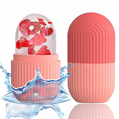 Silicone Ice Cube Roller Face Massanger