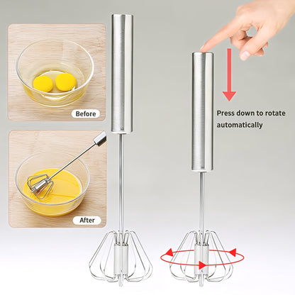Manual Egg Beater – Stainless Steel