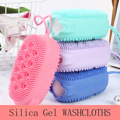 Silicone Body Scrubber & Bath Sponge