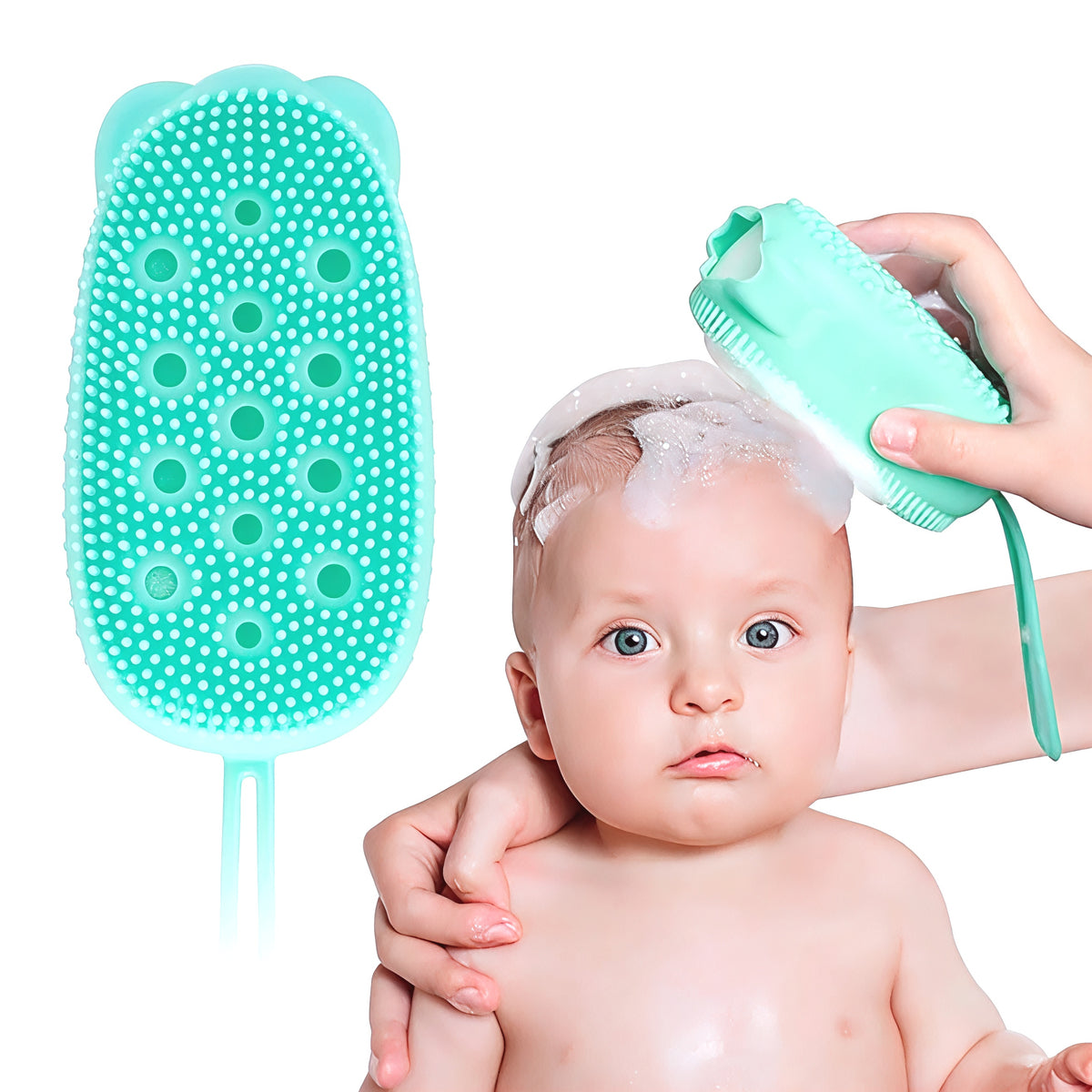 Silicone Body Scrubber & Bath Sponge