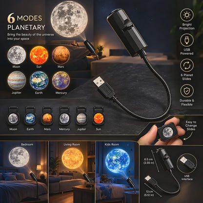 Moon & Planet Projection Light