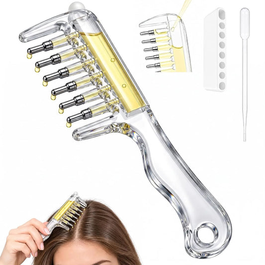 Hair Oil Brush & Scalp Massager