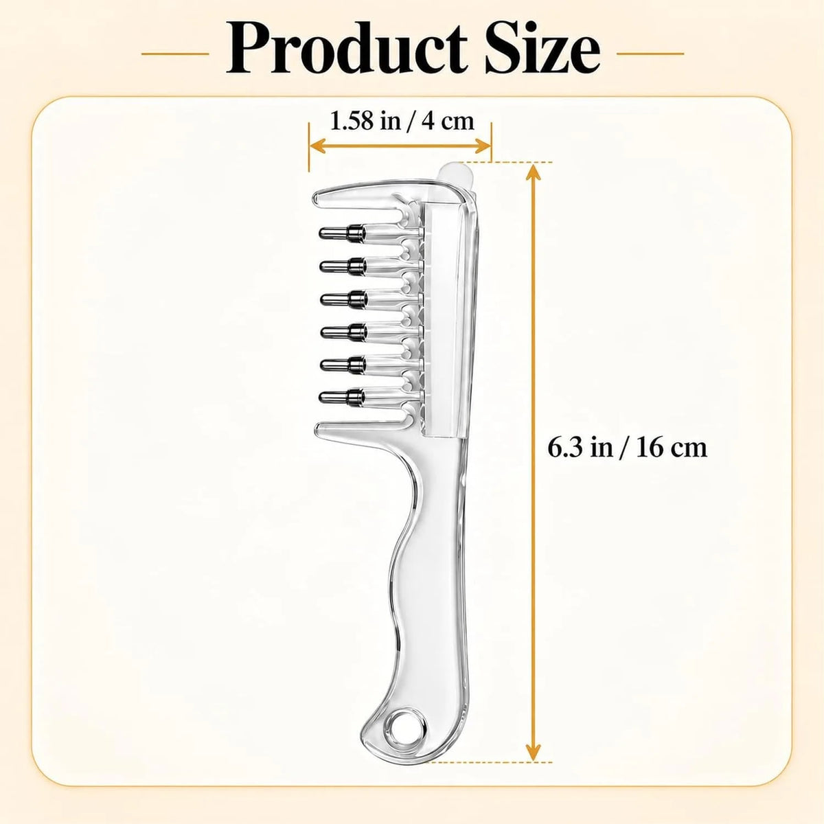 Hair Oil Brush & Scalp Massager