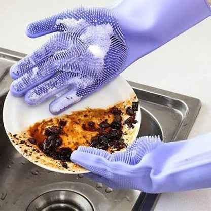 Silicone Cleaning Gloves